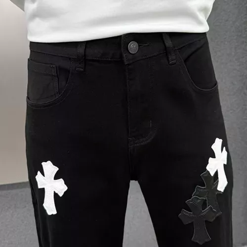 Cheap Chrome Hearts Jeans For Men #1369604 Replica Wholesale [$48.00 USD] [ITEM#1369604] on Replica Chrome Hearts Jeans