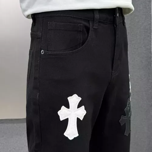 Cheap Chrome Hearts Jeans For Men #1369604 Replica Wholesale [$48.00 USD] [ITEM#1369604] on Replica Chrome Hearts Jeans