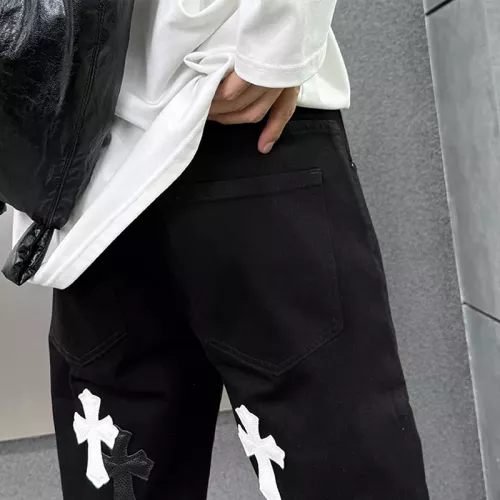 Cheap Chrome Hearts Jeans For Men #1369604 Replica Wholesale [$48.00 USD] [ITEM#1369604] on Replica Chrome Hearts Jeans