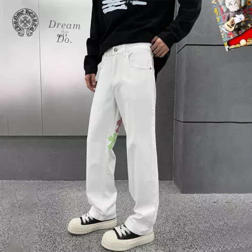 Cheap Chrome Hearts Jeans For Men #1369608 Replica Wholesale [$48.00 USD] [ITEM#1369608] on Replica Chrome Hearts Jeans