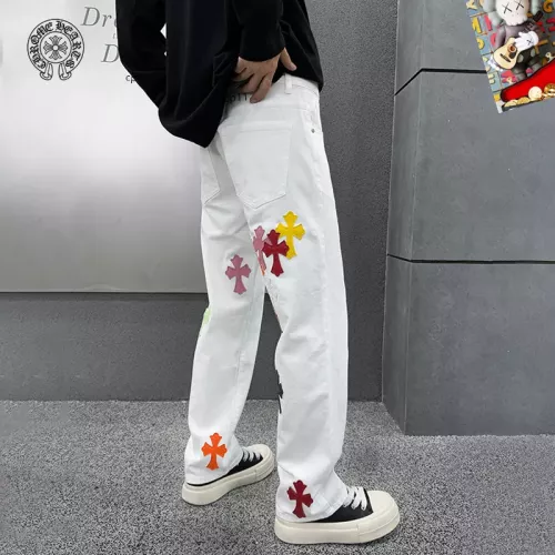 Cheap Chrome Hearts Jeans For Men #1369608 Replica Wholesale [$48.00 USD] [ITEM#1369608] on Replica Chrome Hearts Jeans