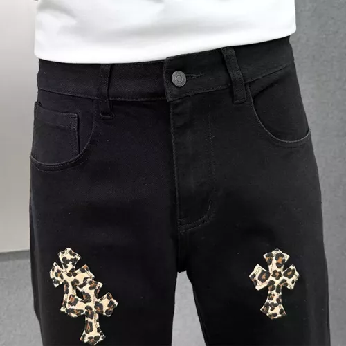 Cheap Chrome Hearts Jeans For Men #1369616 Replica Wholesale [$48.00 USD] [ITEM#1369616] on Replica Chrome Hearts Jeans