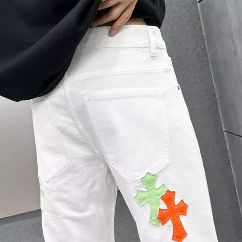 Cheap Chrome Hearts Jeans For Men #1369617 Replica Wholesale [$48.00 USD] [ITEM#1369617] on Replica Chrome Hearts Jeans