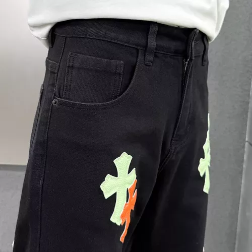 Cheap Chrome Hearts Jeans For Men #1369618 Replica Wholesale [$48.00 USD] [ITEM#1369618] on Replica Chrome Hearts Jeans