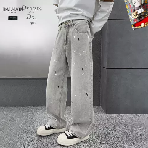 Cheap Balmain Jeans For Men #1369621 Replica Wholesale [$48.00 USD] [ITEM#1369621] on Replica Balmain Jeans