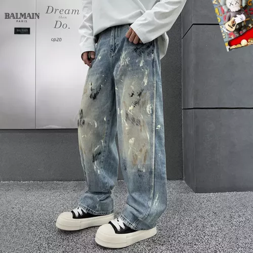 Cheap Balmain Jeans For Men #1369623 Replica Wholesale [$48.00 USD] [ITEM#1369623] on Replica Balmain Jeans