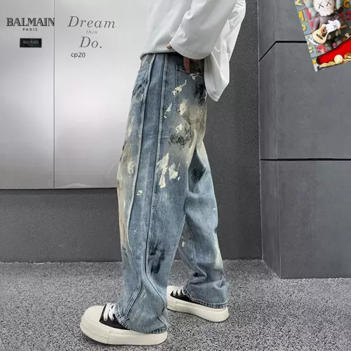 Cheap Balmain Jeans For Men #1369623 Replica Wholesale [$48.00 USD] [ITEM#1369623] on Replica Balmain Jeans