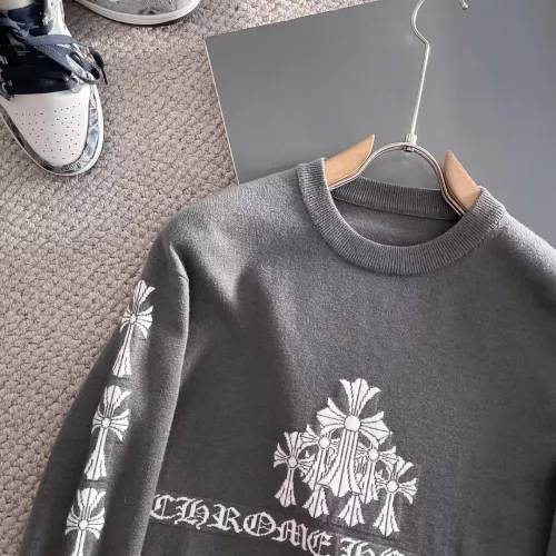 Cheap Chrome Hearts Sweaters Long Sleeved For Men #1369774 Replica Wholesale [$56.00 USD] [ITEM#1369774] on Replica Chrome Hearts Sweaters