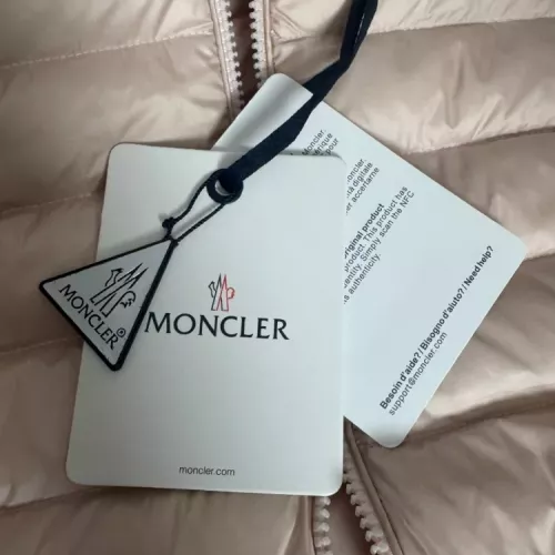 Cheap Moncler Down Feather Coat Long Sleeved For Women #1369809 Replica Wholesale [$162.00 USD] [ITEM#1369809] on Replica Moncler Down Feather Coat