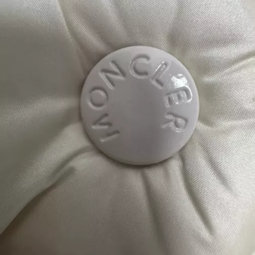 Cheap Moncler Down Feather Coat Long Sleeved For Women #1369810 Replica Wholesale [$162.00 USD] [ITEM#1369810] on Replica Moncler Down Feather Coat