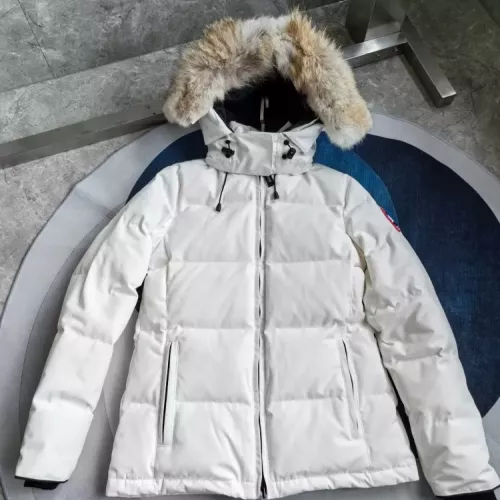 Cheap Canada Goose Down Feather Coat Long Sleeved For Women #1369815 Replica Wholesale [$205.00 USD] [ITEM#1369815] on Replica Canada Goose Down Feather Coat