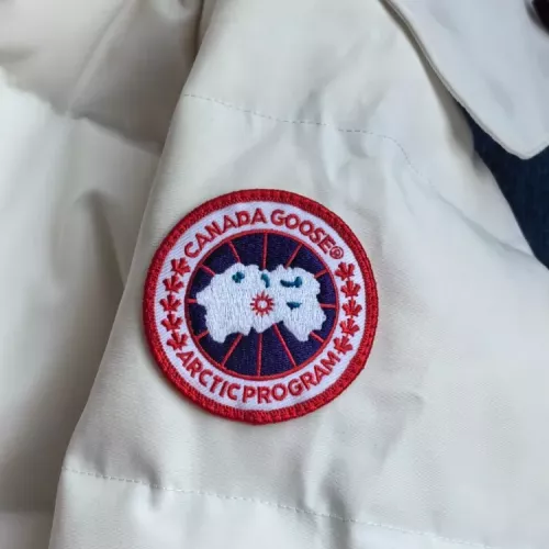 Cheap Canada Goose Down Feather Coat Long Sleeved For Women #1369815 Replica Wholesale [$205.00 USD] [ITEM#1369815] on Replica Canada Goose Down Feather Coat
