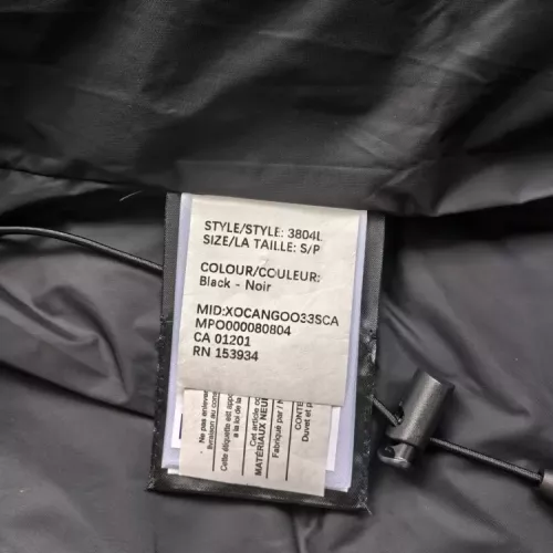 Cheap Canada Goose Down Feather Coat Long Sleeved For Women #1369817 Replica Wholesale [$205.00 USD] [ITEM#1369817] on Replica Canada Goose Down Feather Coat