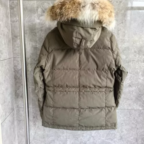 Cheap Canada Goose Down Feather Coat Long Sleeved For Women #1369822 Replica Wholesale [$205.00 USD] [ITEM#1369822] on Replica Canada Goose Down Feather Coat