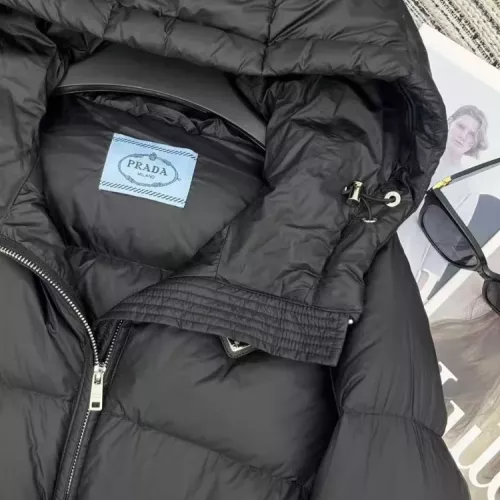 Cheap Prada Down Feather Coat Long Sleeved For Women #1369833 Replica Wholesale [$230.00 USD] [ITEM#1369833] on Replica Prada Down Feather Coat
