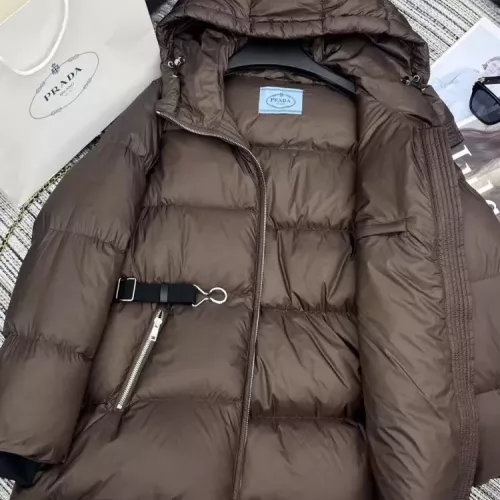Cheap Prada Down Feather Coat Long Sleeved For Women #1369834 Replica Wholesale [$230.00 USD] [ITEM#1369834] on Replica Prada Down Feather Coat