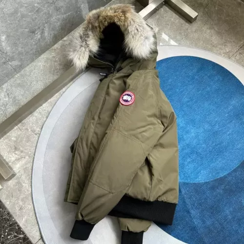 Cheap Canada Goose Down Feather Coat Long Sleeved For Men #1369921 Replica Wholesale [$180.00 USD] [ITEM#1369921] on Replica Canada Goose Down Feather Coat