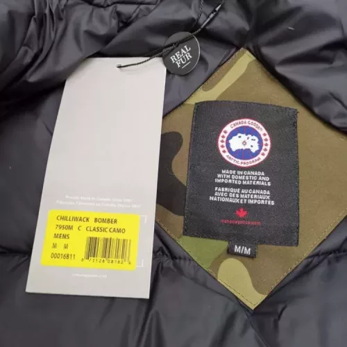 Cheap Canada Goose Down Feather Coat Long Sleeved For Men #1369922 Replica Wholesale [$180.00 USD] [ITEM#1369922] on Replica Canada Goose Down Feather Coat