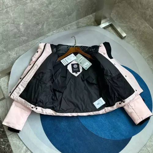 Cheap Canada Goose Down Feather Coat Long Sleeved For Women #1370035 Replica Wholesale [$162.00 USD] [ITEM#1370035] on Replica Canada Goose Down Feather Coat