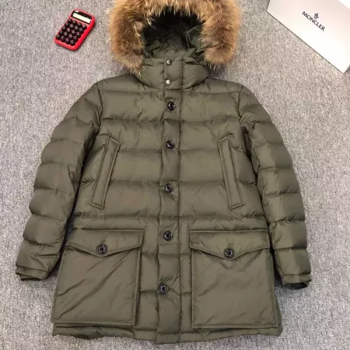 Moncler Down Feather Coat Long Sleeved For Men #1370095