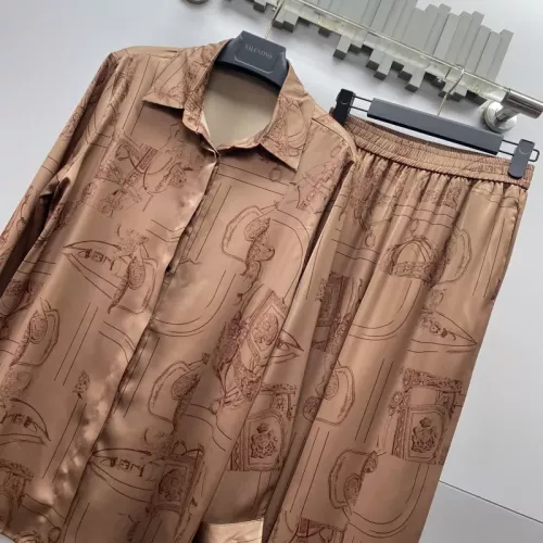Cheap Hermes Pajamas Long Sleeved For Women #1370164 Replica Wholesale [$98.00 USD] [ITEM#1370164] on Replica Hermes Tracksuits