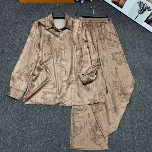 Cheap Hermes Pajamas Long Sleeved For Women #1370164 Replica Wholesale [$98.00 USD] [ITEM#1370164] on Replica Hermes Tracksuits