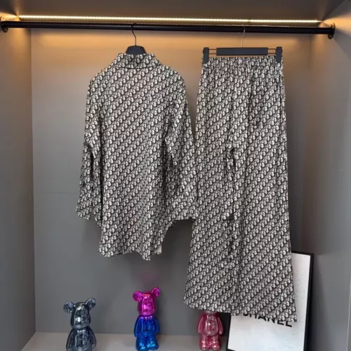Cheap Christian Dior Pajamas Long Sleeved For Women #1370165 Replica Wholesale [$98.00 USD] [ITEM#1370165] on Replica Christian Dior Tracksuits