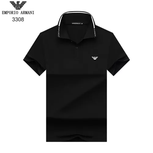 Armani T-Shirts Short Sleeved For Men #1370354