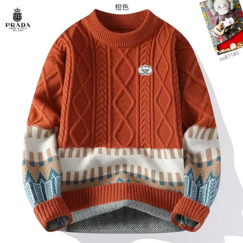 Prada Sweaters Long Sleeved For Men #1370439