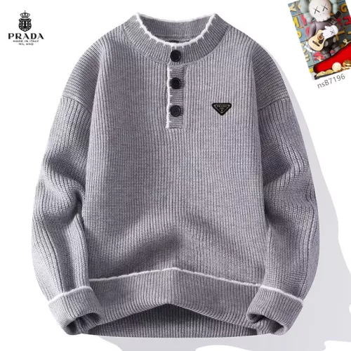 Prada Sweaters Long Sleeved For Men #1370461