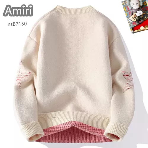 Cheap Amiri Sweaters Long Sleeved For Men #1370474 Replica Wholesale [$48.00 USD] [ITEM#1370474] on Replica Amiri Sweaters