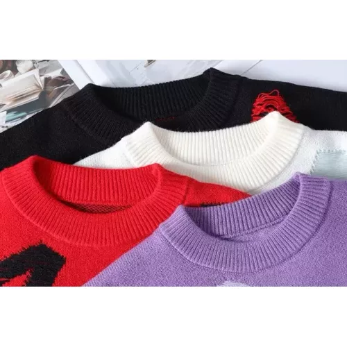 Cheap Amiri Sweaters Long Sleeved For Men #1370478 Replica Wholesale [$48.00 USD] [ITEM#1370478] on Replica Amiri Sweaters