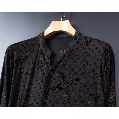 Cheap Louis Vuitton LV Shirts Long Sleeved For Men #1370583 Replica Wholesale [$52.00 USD] [ITEM#1370583] on Replica Louis Vuitton LV Shirts