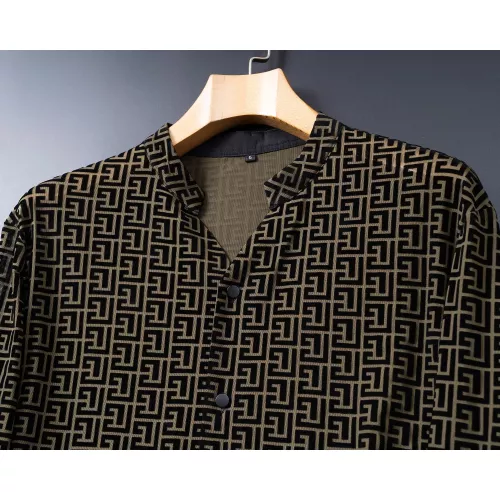 Cheap Balmain Shirts Long Sleeved For Men #1370586 Replica Wholesale [$52.00 USD] [ITEM#1370586] on Replica Balmain Shirts