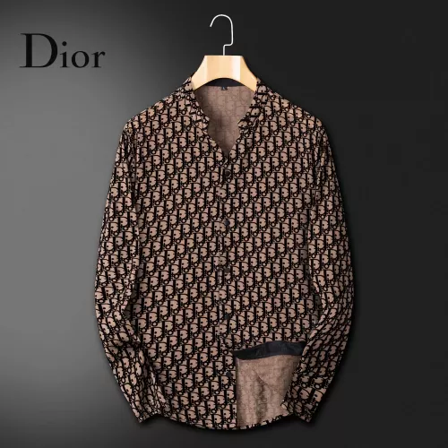 Christian Dior Shirts Long Sleeved For Men #1370587