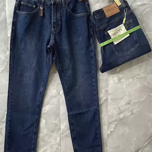 Cheap Gucci Jeans For Men #1370592 Replica Wholesale [$52.00 USD] [ITEM#1370592] on Replica Gucci Jeans