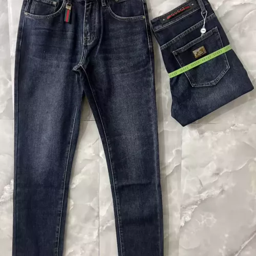 Cheap Gucci Jeans For Men #1370595 Replica Wholesale [$52.00 USD] [ITEM#1370595] on Replica Gucci Jeans