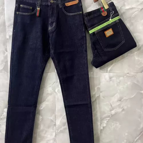 Cheap Gucci Jeans For Men #1370598 Replica Wholesale [$52.00 USD] [ITEM#1370598] on Replica Gucci Jeans