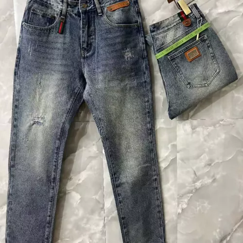 Cheap Gucci Jeans For Men #1370599 Replica Wholesale [$52.00 USD] [ITEM#1370599] on Replica Gucci Jeans