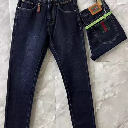 Cheap Gucci Jeans For Men #1370600 Replica Wholesale [$52.00 USD] [ITEM#1370600] on Replica Gucci Jeans