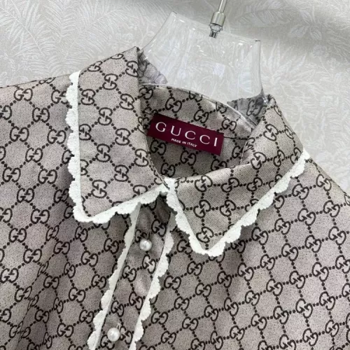 Cheap Gucci Dresses Long Sleeved For Women #1370620 Replica Wholesale [$132.00 USD] [ITEM#1370620] on Replica Gucci Dresses