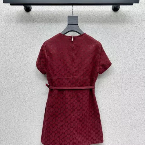 Cheap Gucci Dresses Short Sleeved For Women #1370623 Replica Wholesale [$128.00 USD] [ITEM#1370623] on Replica Gucci Dresses