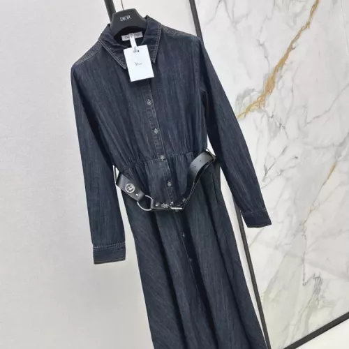 Cheap Christian Dior Dresses Long Sleeved For Women #1370628 Replica Wholesale [$96.00 USD] [ITEM#1370628] on Replica Christian Dior Dresses