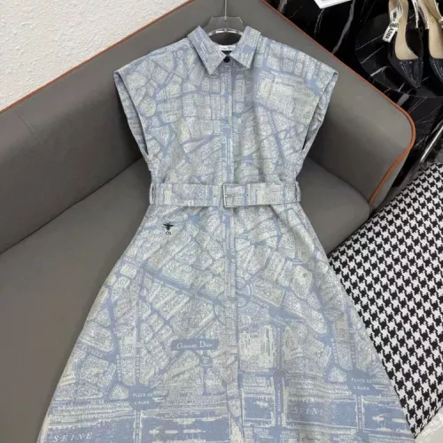 Christian Dior Dresses Short Sleeved For Women #1370631