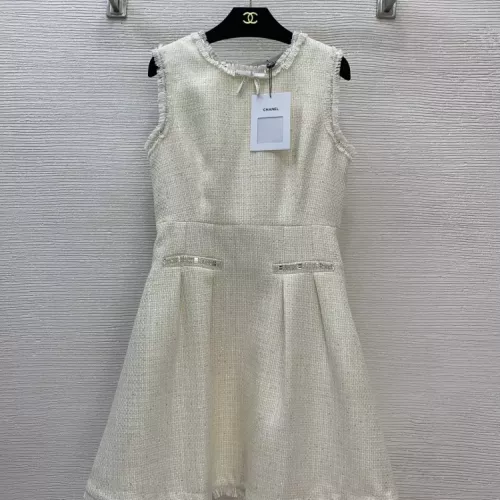 Cheap Chanel Dresses Sleeveless For Women #1370636 Replica Wholesale [$132.00 USD] [ITEM#1370636] on Replica Chanel Dresses