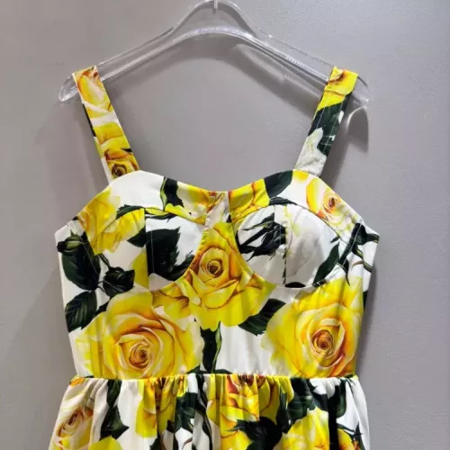 Cheap Dolce &amp; Gabbana Dresses Sleeveless For Women #1370642 Replica Wholesale [$100.00 USD] [ITEM#1370642] on Replica Dolce &amp; Gabbana Dresses