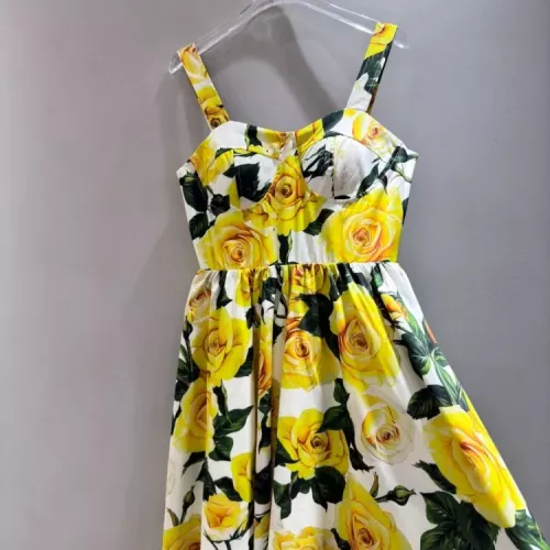 Cheap Dolce &amp; Gabbana Dresses Sleeveless For Women #1370642 Replica Wholesale [$100.00 USD] [ITEM#1370642] on Replica Dolce &amp; Gabbana Dresses