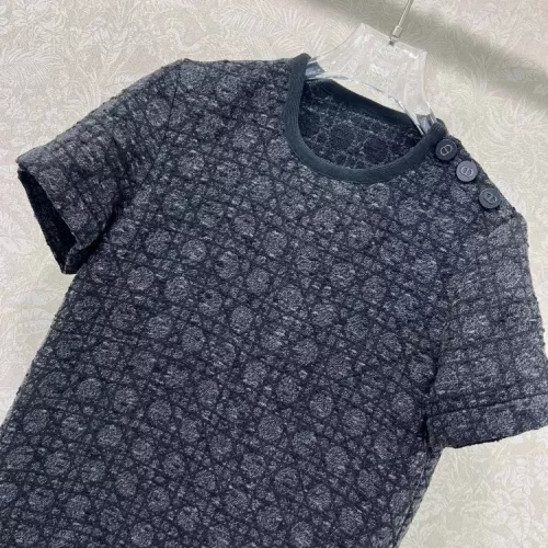 Cheap Christian Dior Dresses Short Sleeved For Women #1370647 Replica Wholesale [$135.00 USD] [ITEM#1370647] on Replica Christian Dior Dresses