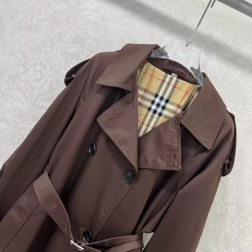 Cheap Burberry Trench Coat Long Sleeved For Women #1370673 Replica Wholesale [$160.00 USD] [ITEM#1370673] on Replica Burberry Trench Coat