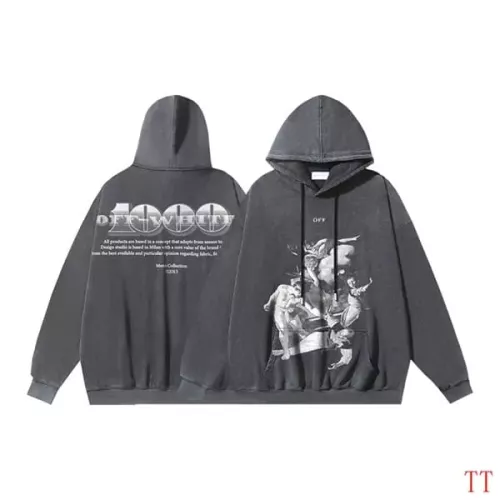 Cheap Off-White Hoodies Long Sleeved For Unisex #1370747 Replica Wholesale [$56.00 USD] [ITEM#1370747] on Replica Off-White Hoodies